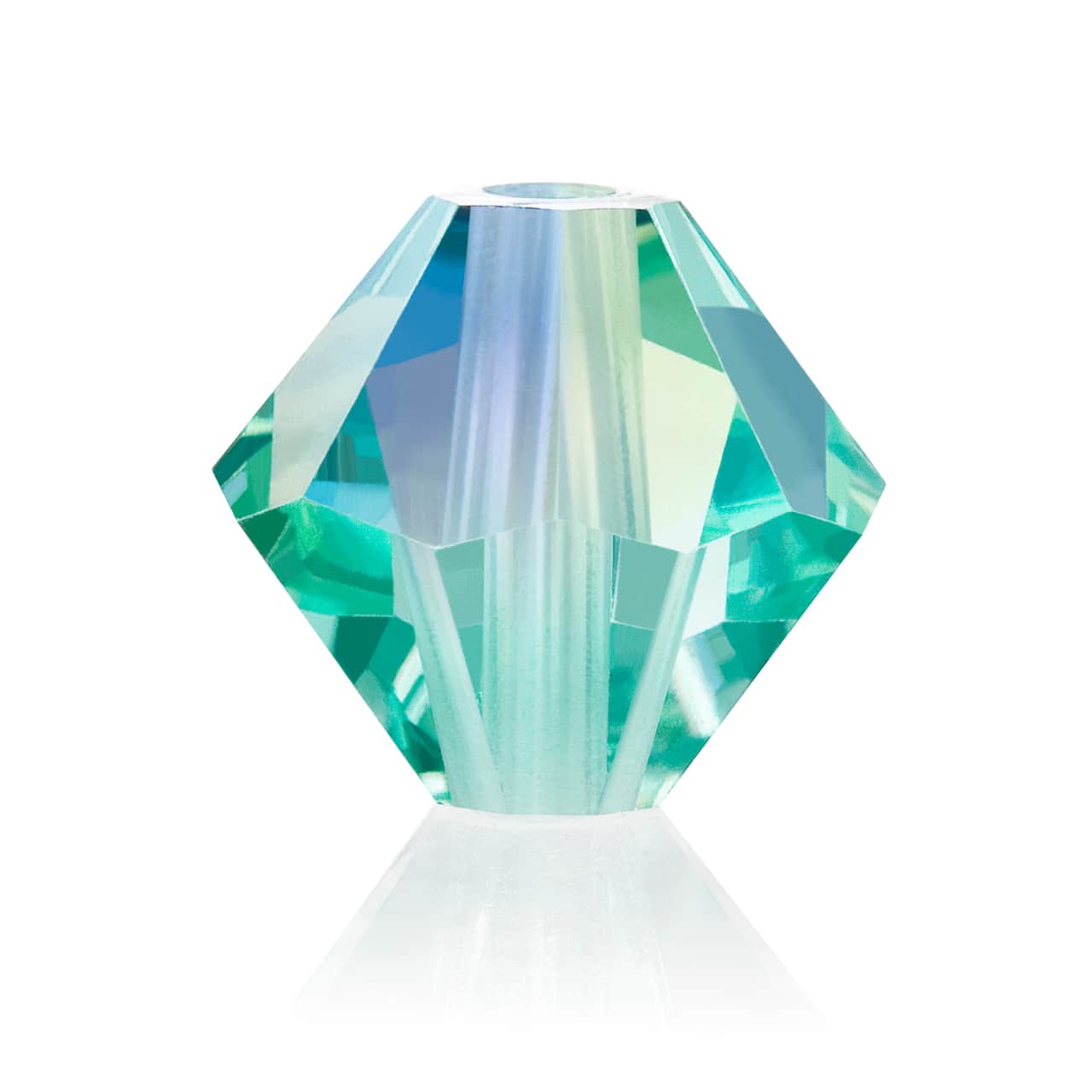 John Bead PRECIOSA 6mm Czech Crystal Bicone Beads, 36ct.